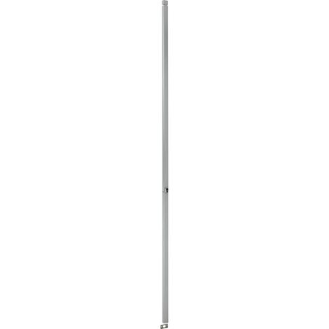 Thirard – Crémone 2 points à cylindre profilé 2300mm – Verrouillage sécurisé – Compatible bois, PVC, aluminium – Finition argent
