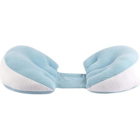 Oreiller de soutien de grossesse de dormeur latéraloreillers de soutien de ventre de maternité de double cale en forme de Uco 655 (1/4)