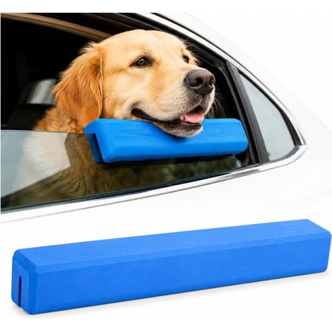 Coussin repose-menton pour chien pour fenêtre de voiture, butoir de fenêtre en mousse antidérapante avec fente centrale pour une fixation sécurisée sur la vitre, support de tête portable et facile à i (1/5)