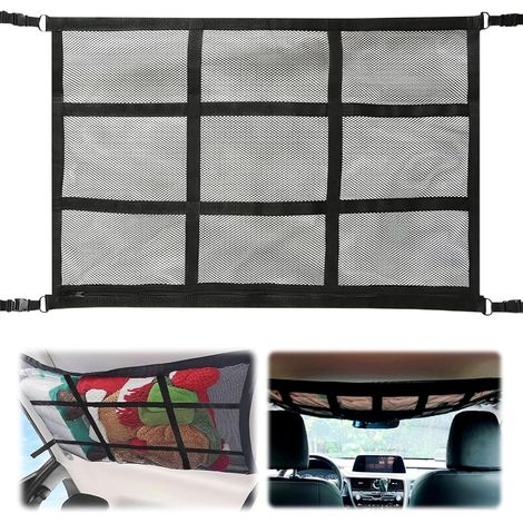 1 Filet de rangement, 90x65cm, polyester, 4 sangles, SUV Jeep fourgonnette(Troisième trimestre : Nouveaux produits en septembre) (1/5)