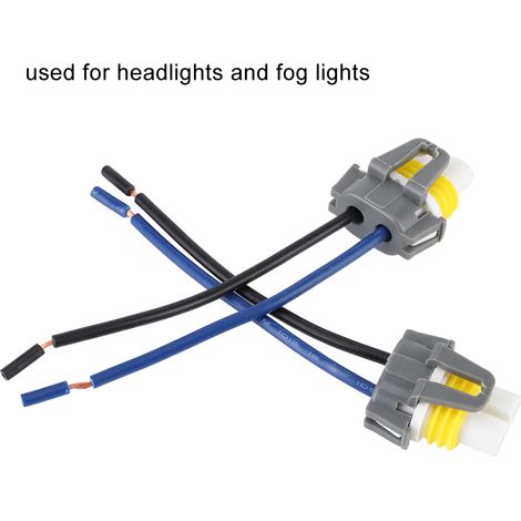Stück H11/H8-Buchsenstecker mit Verkabelung für Nebelscheinwerfer (1/5)