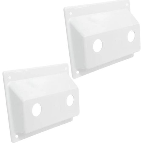 Kit de montage pour robinet (lot de 2) : cache-robinet, entretoise, couvercle de robinet, plaque de douche de rechange pour camping-cars et caravanes. (1/5)