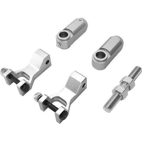 Tieferlegungssatz für Vorder- und Hinterachse für Yamaha Raptor 700, 350, 660 und 700R Quads (silber) (1/5)