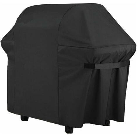 Housse de barbecue 600D tissu Oxford – Protection anti-UV, imperméable, dimensions 132x66x109cm – Compatible Weber, Holland, JennAir, Brinkmann (1/5)