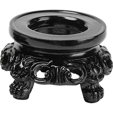 Support pour boule de cristal en résine – base décorative rétro pour bureau ou intérieur, design élégant et stable