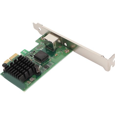 Scheda di rete Ethernet 2.5G I226 T1 PCI Express x1, porta singola, Plug and Play, server Gigabit (1/5)