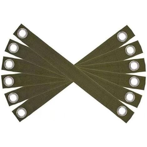 CSPARKV 40x3.8cm Garden Ties for BindingTree Fixing Support Strap for Seedling Planting and Hurricane Protection Tree Straightening Strap (6pcs)