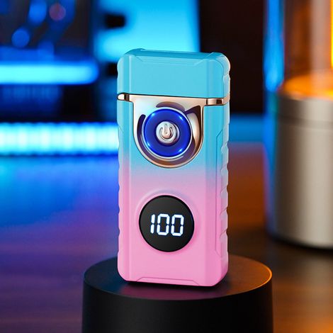Lighter Plasma - Rechargeable Electric Lighter - Windproof Flameless Igniter For Camping Hiking Outdoor Use - 1 Piece (1/2)