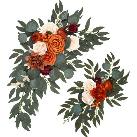 Fleur de Fascia de Fleur D'arche de Fleur de Simulation, Arches de Mariage pour la Fête de Cérémonie et la Décoration de Mariage de Toile de Fond de Réception (C) (1/5)