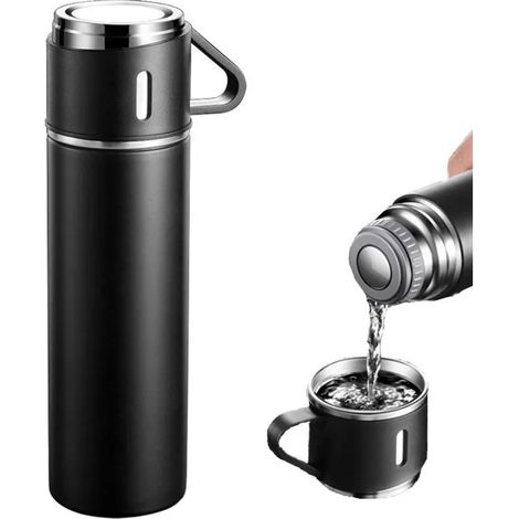 Mug isotherme de voyage - Thermos - 500 ml - sans BPA - facile à nettoyer (1/5)