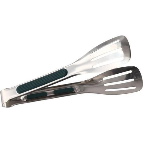 BelleRise – Edelstahl-Grillzange für Grill und Brot, 28,5 x 4,5 cm (1/5)