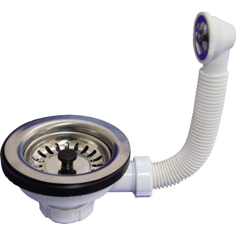 Hidrotecnoagua sifones - Válvula cesta rebosadero redondo t-72-rbm diámetro 115 (1/4)