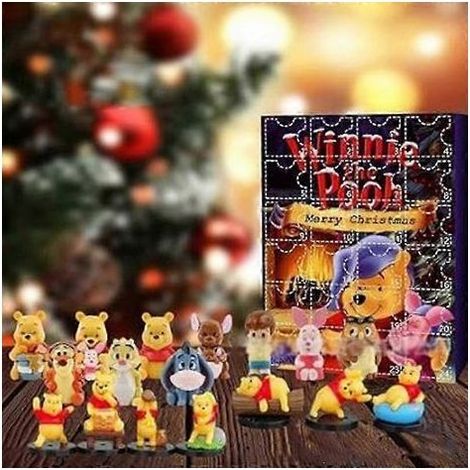 Calendrier de l'Avent Winnie l'Ourson avec 24 figurines surprises pour le compte à rebours