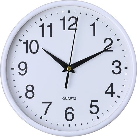 Horloge Murale Moderne silencieuse 2020 cm, Blanc (1/5)
