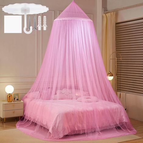 Moustiquaire de Lit Ciel Dome 60x250x1100 cm pour le Camping et la Maison (1/5)