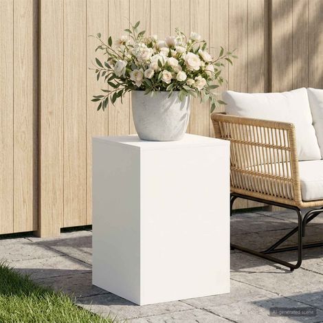 Support de Plante Blanc 40 x 40 x 60 cm Acier (1/5)
