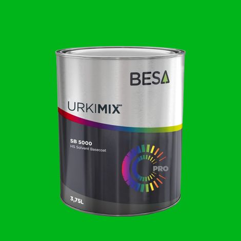 Pot de peinture Polyuréthane / bi composant Vert Brillant RAL 6038  Mat - 1,5 kg