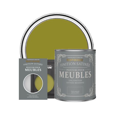 Peinture pour Meubles Finition Satinée - Olive marinée (1/2)