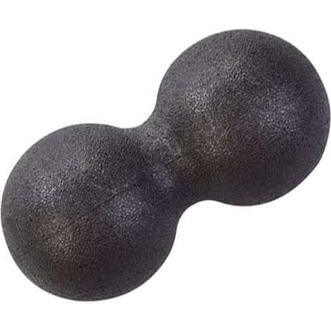 Balle de massage en EPP pour points d'acupuncture, 8 x 16 cm, noire
