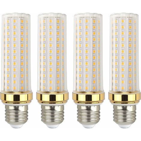 Ampoule E27 LED 20W Blanc Chaud, Équivalent à Lampe Halogène E27 150W, Ampoule LED Mais E27 Chaud pour Garage/Studio, lot de 4, (1/5)