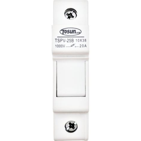 Portafusible para Instalaciones Fotovoltaicas para Carril DIN 1000V hasta 20A