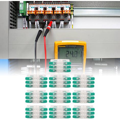 Vente par lots de 10 unités : connecteur de fil H63G 3 entrées 3 sorties 0,5-6 mm², répartiteur rapide, 41 A 450 V. (1/5)