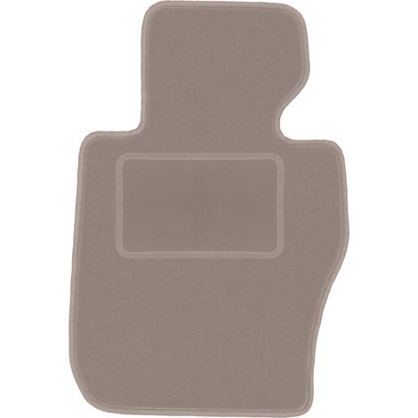 Tappetino in velluto per guidatore per: BMW Serie 3 E90 xDrive berlina (2004-2011) beige