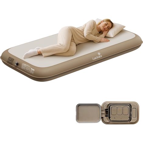 Electric Single Inflatable Mattress 200 x 100 x 20 cm 500 kg Max (1/5)