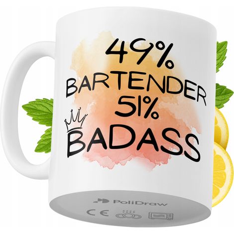 Taza de café/té divertida y humorística para camareros. Taza con diseño gráfico y texto gracioso para cumpleaños, santos y días festivos. Taza premium para ocasiones especiales en casa, la oficina o e (1/5)