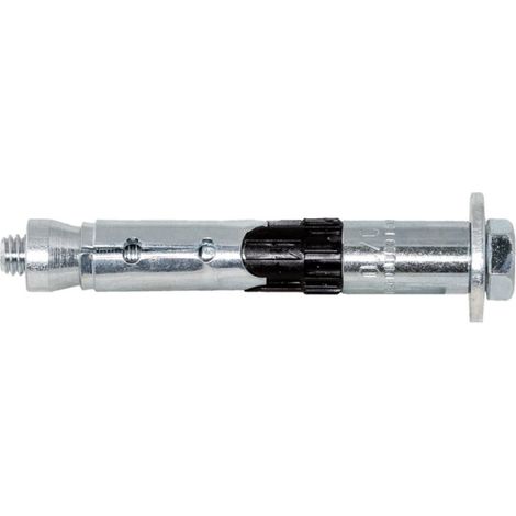 Upat Hülsenanker UHS 12/25 S A4 en acier zingué avec tête hexagonale et rondelle intégrée 50 pièces
