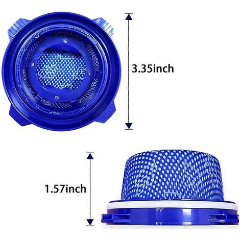 Quatre filtres pour aspirateurs Samsung Jet 75, Jet 90, Jet 70 et Jet 75+. (1/4)