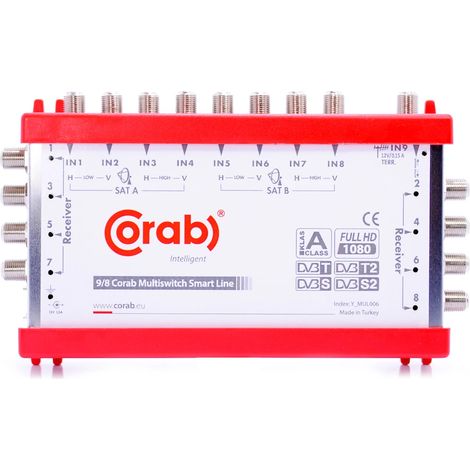 Multiconmutador CORAB SMART LINE 9/8 (1/2)