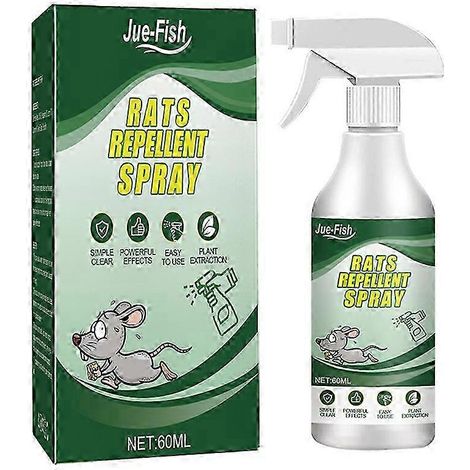 Répulsif à la menthe poivrée contre les souris, spray répulsif anti-souris Natural Armor Rodent Shield, vaporisateur à gâchette, accessoires pour la maison