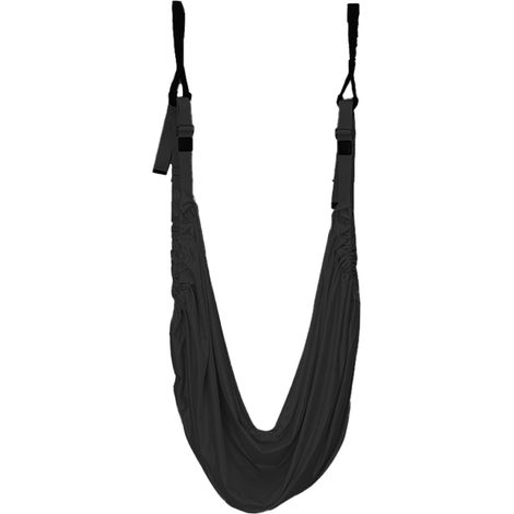 Bandes De Stretching Aérien - Sangle De Rééducation Pour Yoga Pilates Danse - Hauteur Et Angle Réglables - 2 Ancrages Porte - 1 Pièce (1/5)