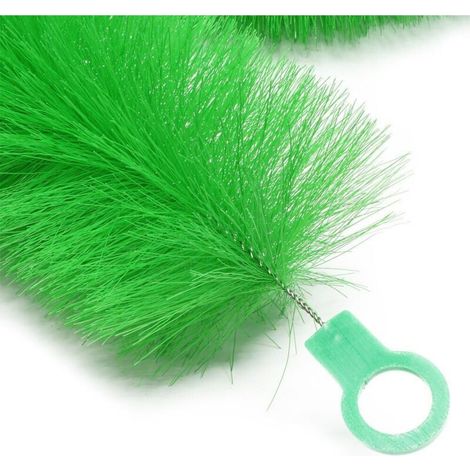 Brosse pour Fraie 50cm Ø 6cm Brosse de reproduction Verte Brosse de ponte pour Carpes Koï Bassin Étang Équipement aquatique Entretien Étang Bassin de Jardin