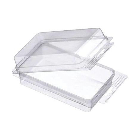 BIVALVA RIGIDA - PVC TRASPARENTE MM 50X 50 H.MM 20- 100 pezzi