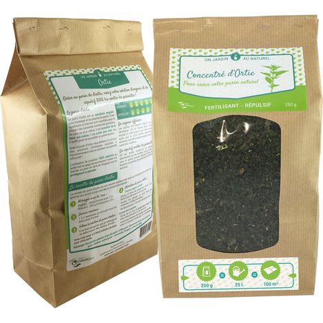 Concentré d'Ortie - Engrais et Anti-Nuisibles 100% Naturel pour Plantes du Jardin (1/5)