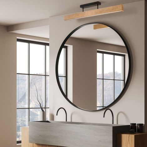 TK Lighting TEO 6619 lampada da soffitto nera 96 cm