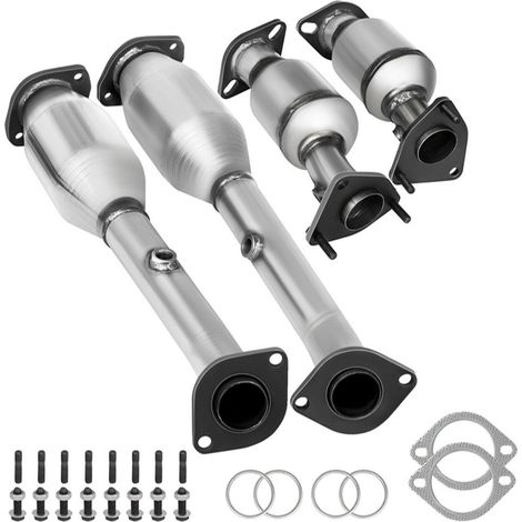 Catalyseur Échappement Compatible avec 05-11 Nissan Frontier, Collecteur d'Échappement 4 L, Convertisseur Catalytique à Haut Débit de Qualité OEM pour Nissan Frontier/Xterra/Pathfinder 2005-2011 (1/5)