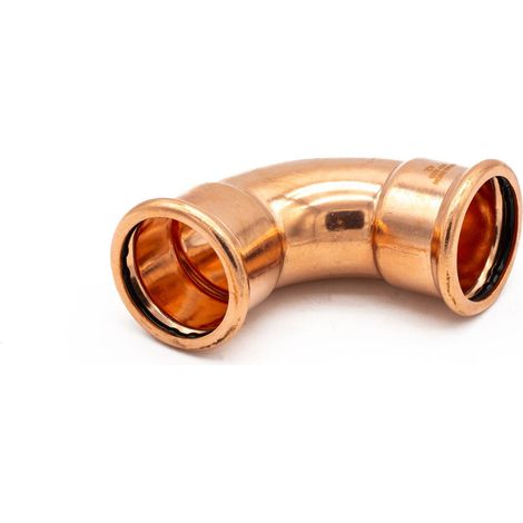 PrimaPress 90 Degree Elbow 42mm Copper Press Fitting (1/3)