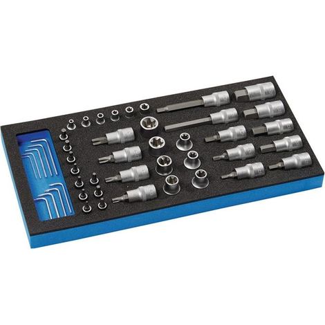 Werkzeugmodul 46-teilig 1/3-Modul Steckschlüssel (1/4)