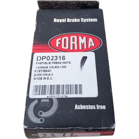 Pastigle freno moto per yamaha 500/900/1300 (1/3)