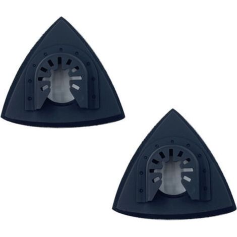 Disco abrasivo triangolare da 80 mm, accessori per la levigatura del legno, adatto per levigare e lucidare (2 pezzi)