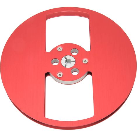 Bobine de Prise Universelle 1/4" 7 Pouces en Alliage d'Aluminium pour Machine Nab TEAC - 2 Trous