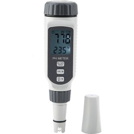 SMART SENSOR Professionelles pH-Messgerät, tragbares Wasserqualitätsmessgerät, Säuremesser PH818