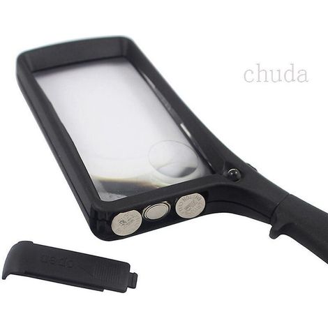 Giant Magnifying Glass Wide Horizontal Lens: Shockproof Housing and Scratch-Resistant Design with Large Viewing Area Ideal for Reading Small Print and (1/2)