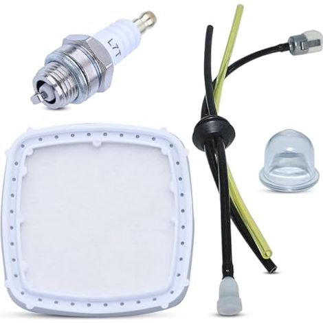 Filtre à air pour Echo PB2520 PB-2520 Souffleur de Feuilles, avce Tuyau d'huile, Bulle de pétrole, Bougie d'allumage, Remplace pour A226002160 (1/4)