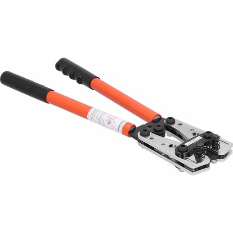 Pince à sertir de 38 cm (15 pouces) avec griffe à molette pour serre-câbles, outil de sertissage pour électriciens, outil de réparation HX-50B (1/5)