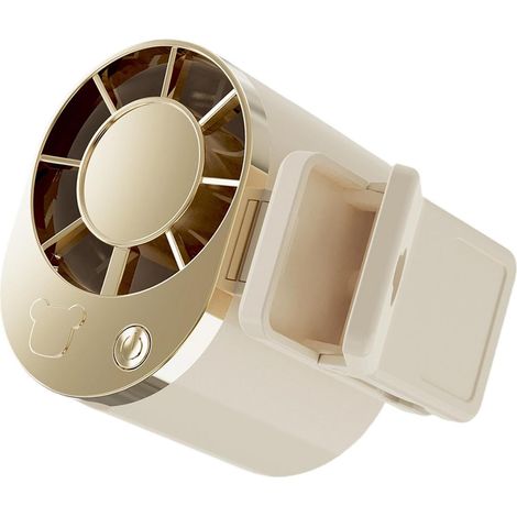 Ventilateur De Ceinture À Clip 3 Vitesses Rotation 360 Degrés (1/5)