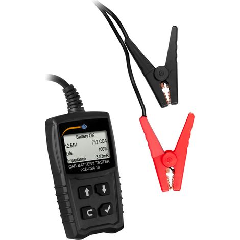 PCE Instruments Probador de batería 12V negro robusto ABS (1/5)
